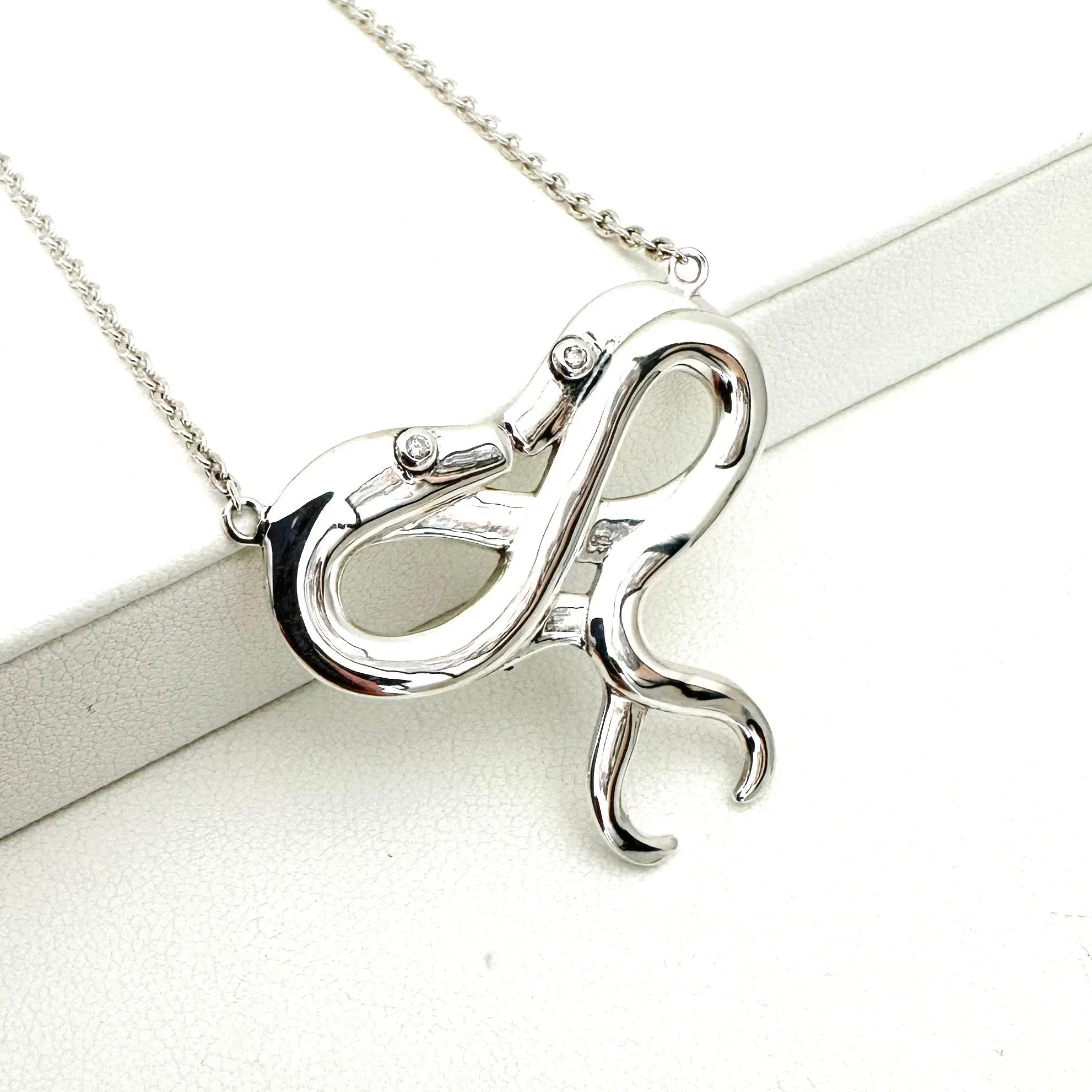 Snake Heart Necklace