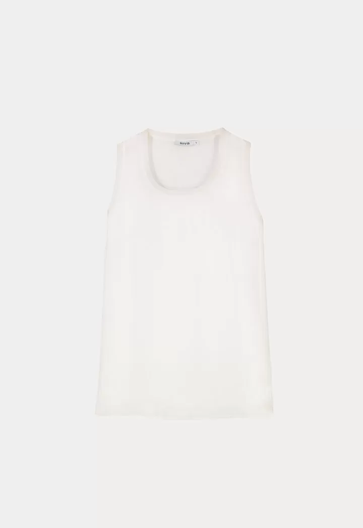 Solid Sleeveless Blouse