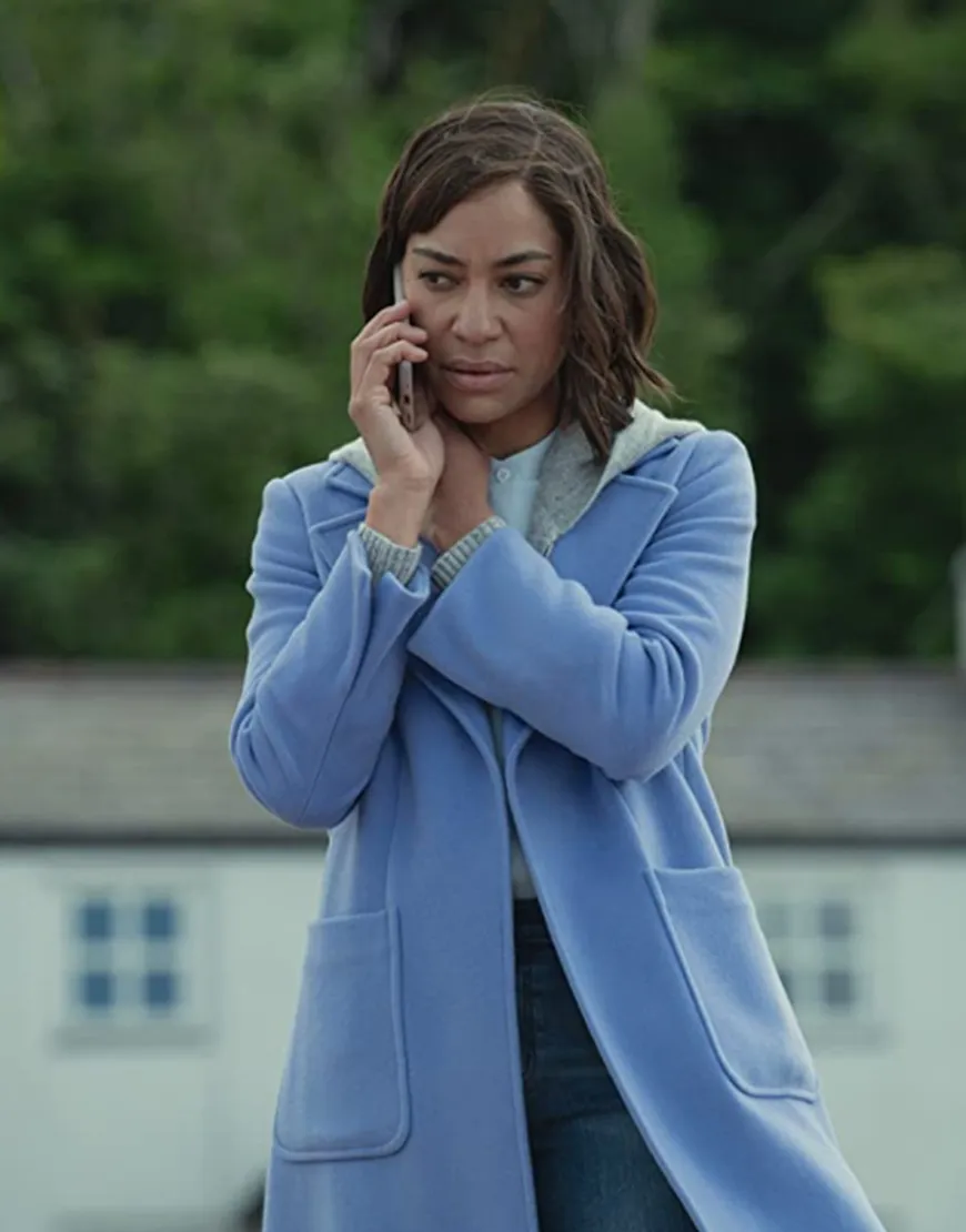 Stay Close 2021 Cush Jumbo Blue Coat | Cassie Stay Blue Coat - Ujacket