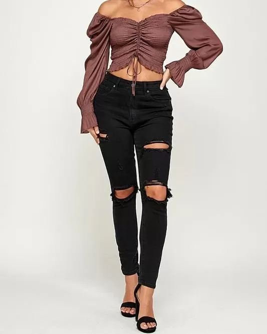 Sugar Lips Long Sleeve Top