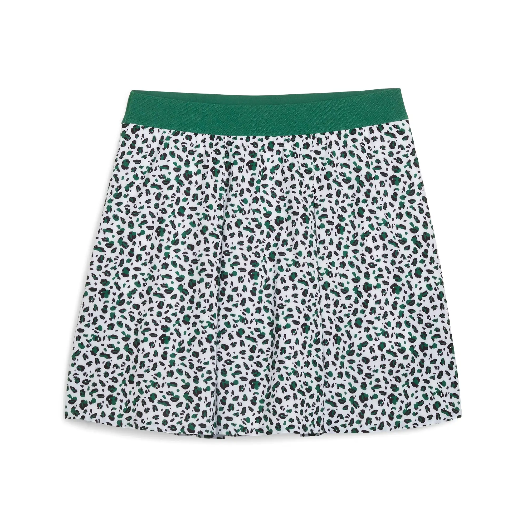 Women's Pleated Leopard Golf Skirt