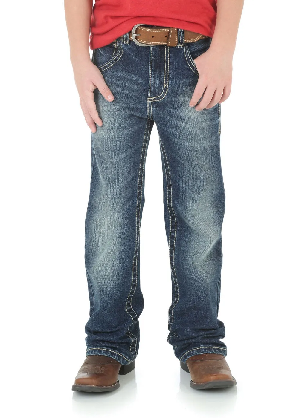 Wrangler Boys 20X 42 Vintage Boot Cut Jean