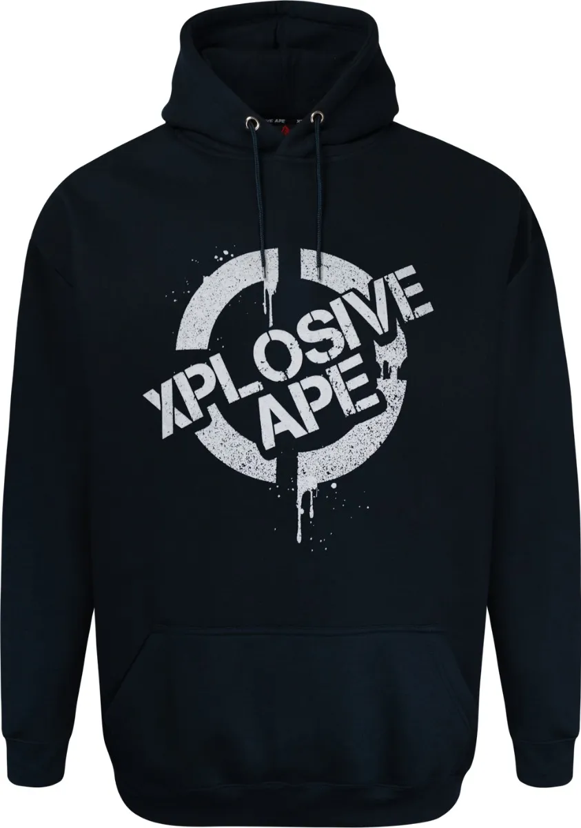 Xplosive Ape 4 Pack Sprayed, Toxic, Cadet & Roses Hoody Set - Black Navy